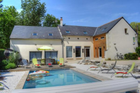 Les Prairies du Val d'Amboise Grand Gite 15 pers PMR avec piscine
